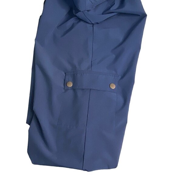 Chico's Size 0 (Small) Weekends Crop Pants Blue Pockets Lightweight Airy Comfort - Picture 4 of 6